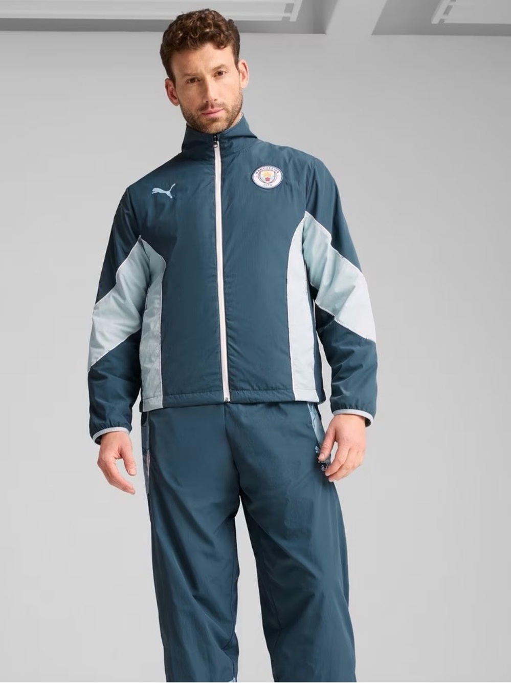 PUMA × KIDSUPER Manchester City Men's Reversible Soccer Windbreaker - Picture 3 of 7